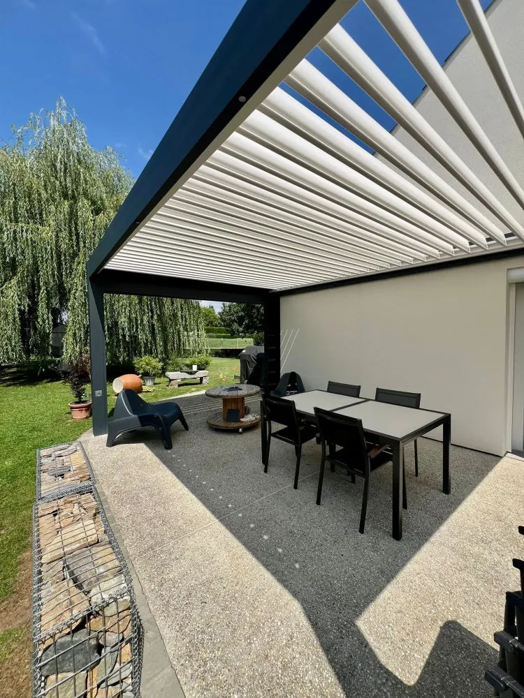 Pose de pergolas près de Dourdan